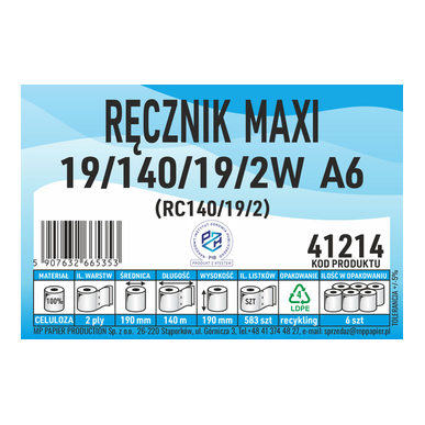 MP Papier Producent Ręczników w roli, Producent Ręczników Autocut