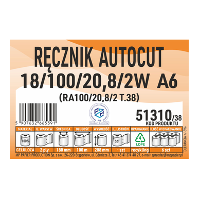 MP Papier Producent Ręczników w roli, Producent Ręczników Autocut