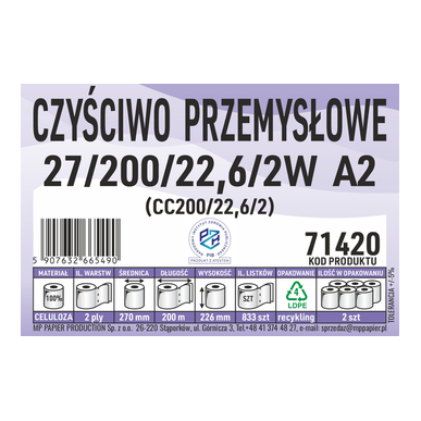 MP Papier Producent Czyściwa Przemysłowego