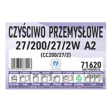 MP Papier Producent Czyściwa Przemysłowego